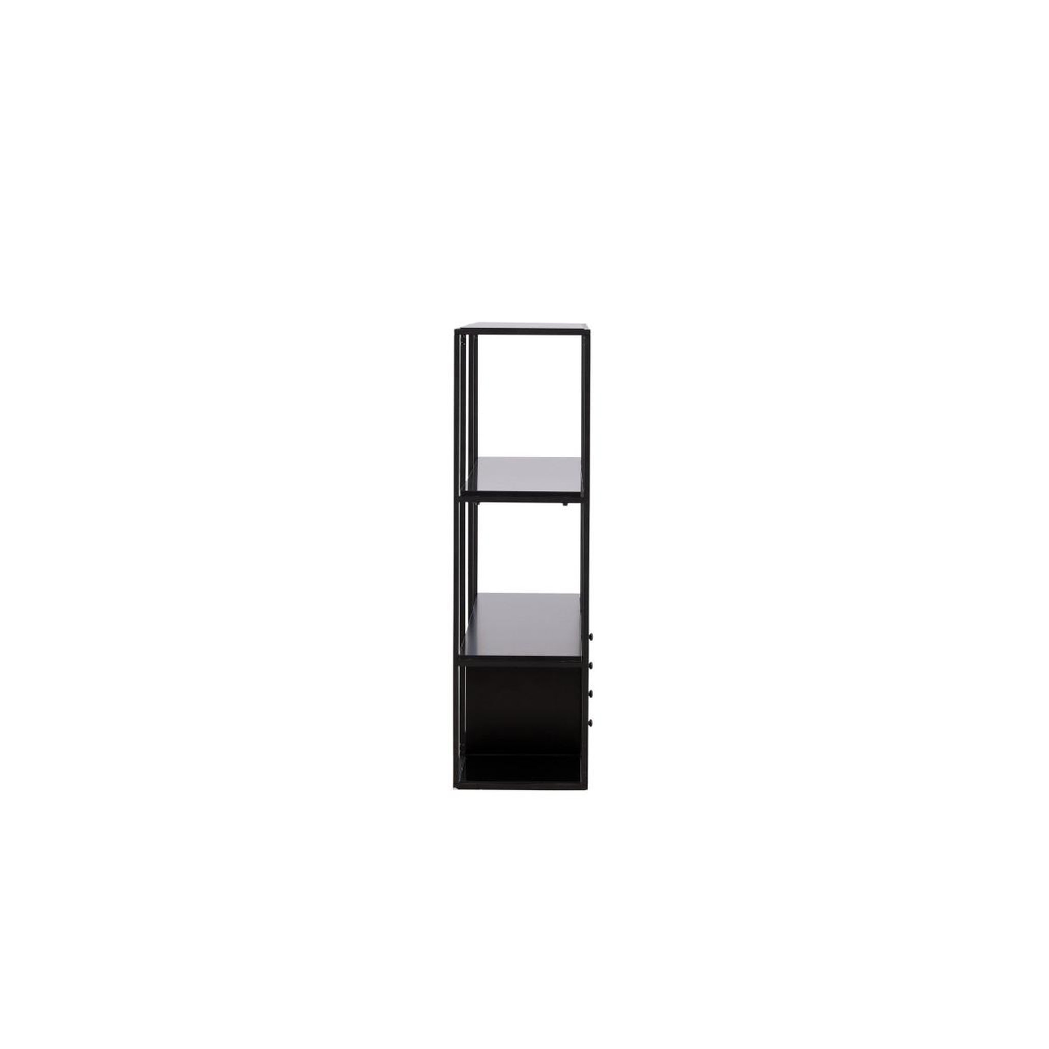 Voir la diapositive 4 : Paris Prix Étagère design 4 niveaux  amaraillo  150cm noir