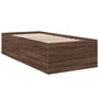 Voir la diapositive 3 : VIDAXL Cadre de lit sans matelas chene marron 100x200 cm