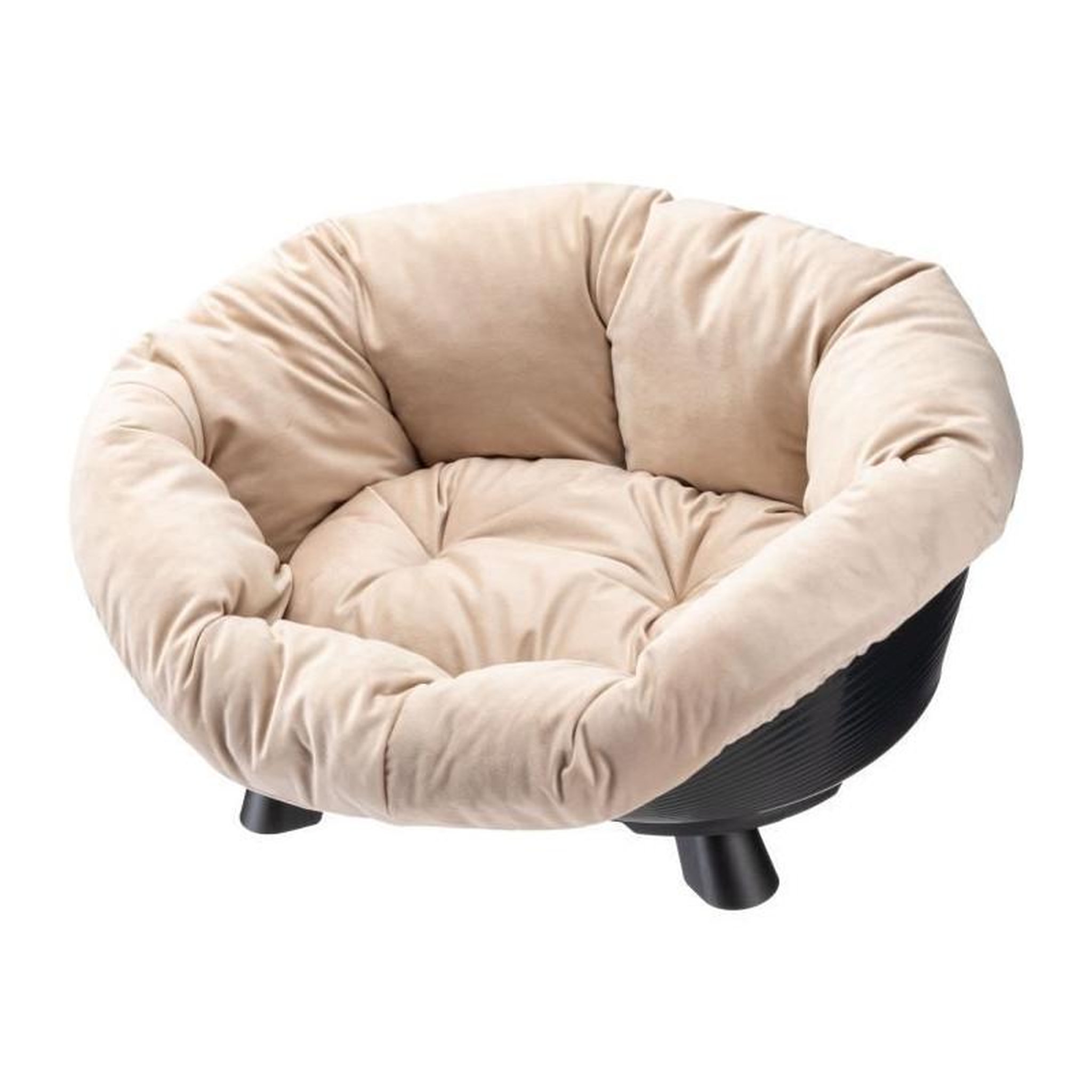 Voir la diapositive 5 : Ferplast Corbeille - FERPLAST - SOFA THRONE 4 - Avec coussin - Noir