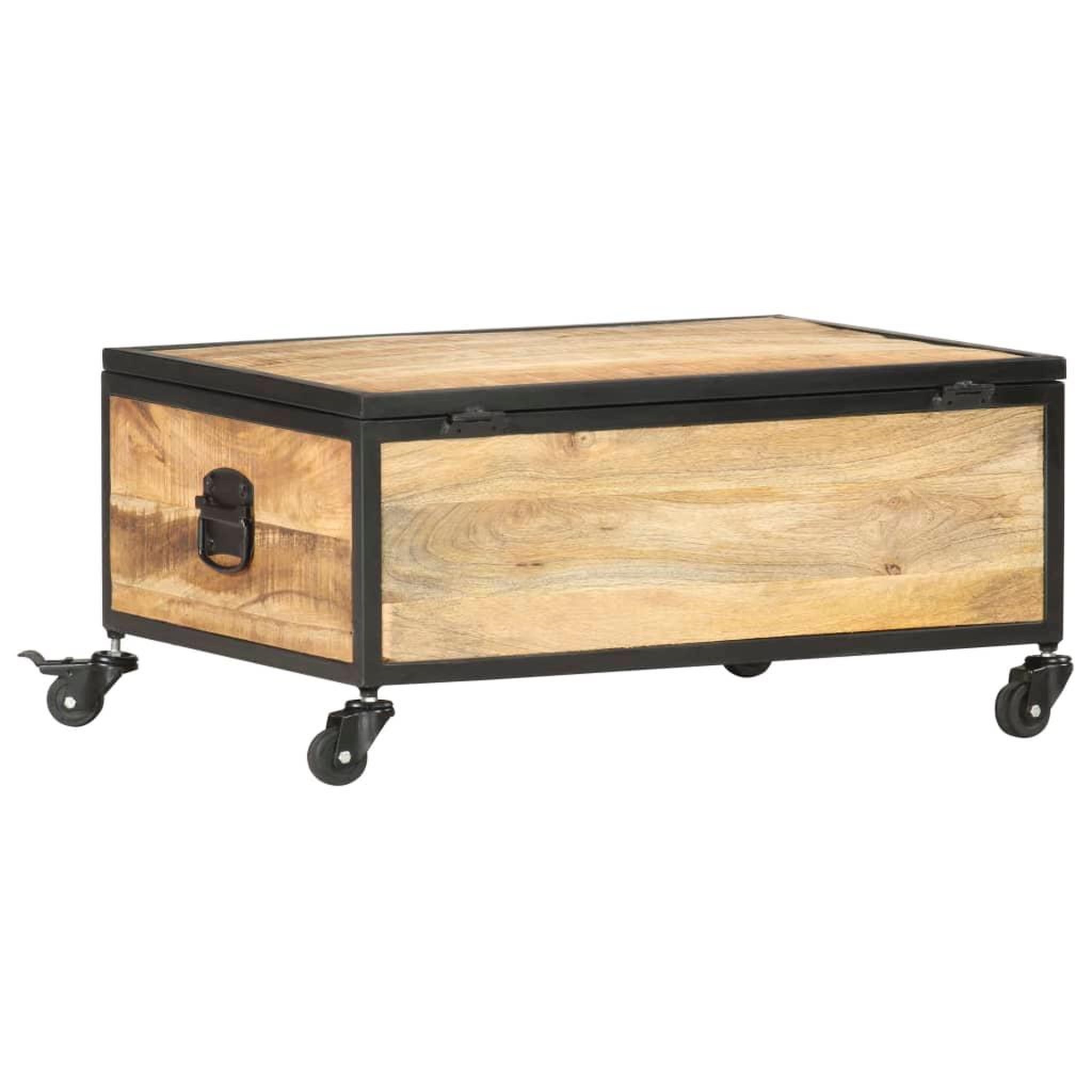 Voir la diapositive 3 : VIDAXL Table basse 70x50x33 cm bois de manguier massif