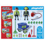 Voir la diapositive 2 : PLAYMOBIL 71434 Agents entretien voirie avec équipement