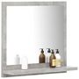 Voir la diapositive 3 : VIDAXL Miroir de salle de bain Gris beton 40x10,5x37cm Bois ingenierie