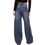 Voir la diapositive 2 : MONDAY PREMIUM Jean Baggy  Foncé Femme Monday Premium Wide  eg