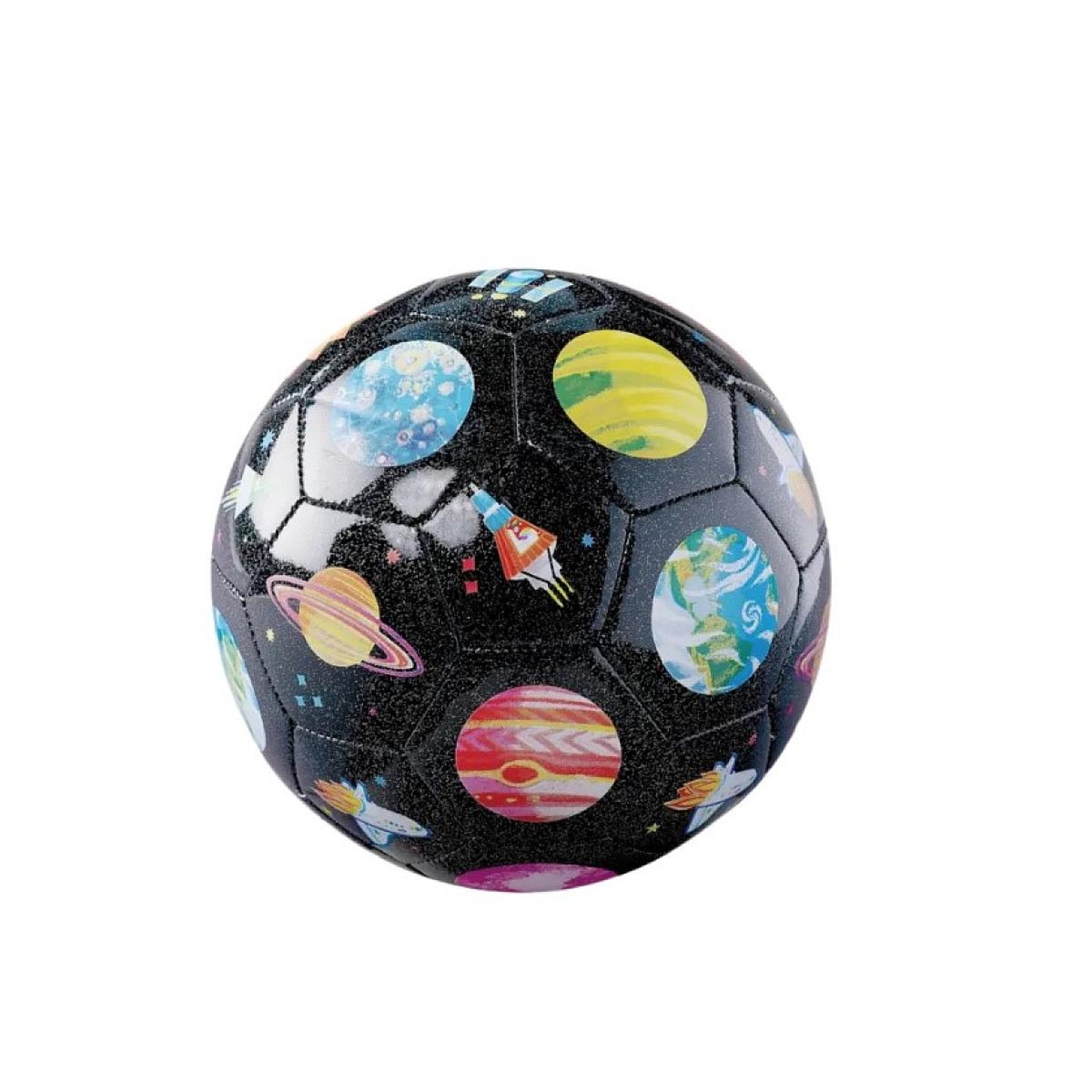 CROCODILE CREEK Ballon de foot glitter - exploration spatial