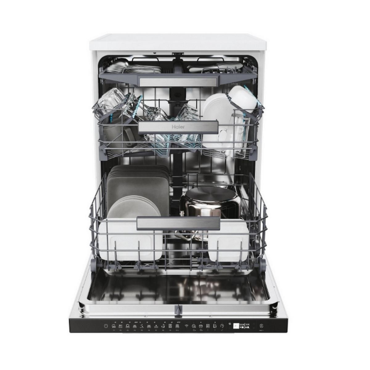 HAIER Lave-vaisselle 59.7cm 16 couverts 42db blanc - XF6B2M3PW