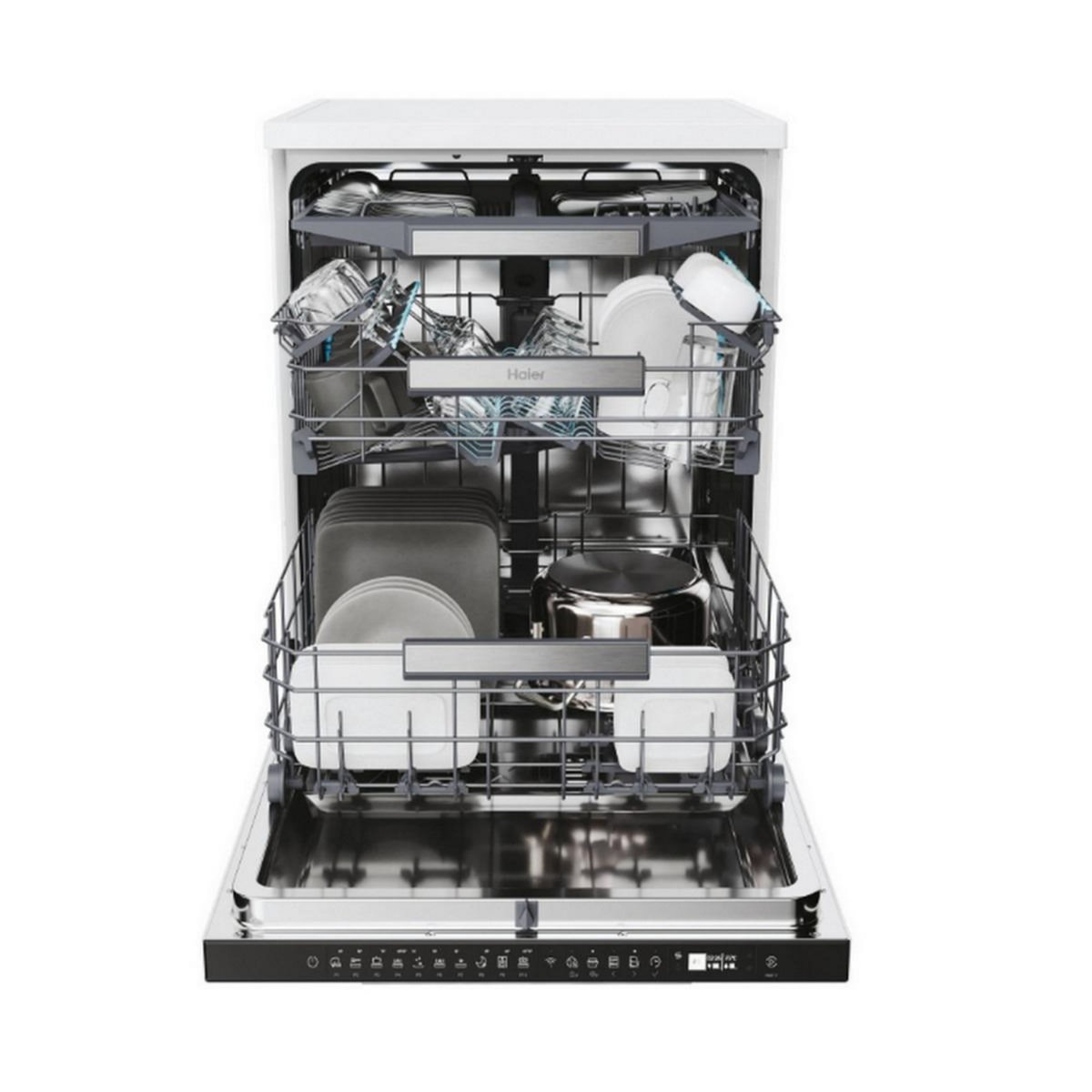 HAIER Lave-vaisselle 59.7cm 16 couverts 42db blanc - XF6B2M3PW