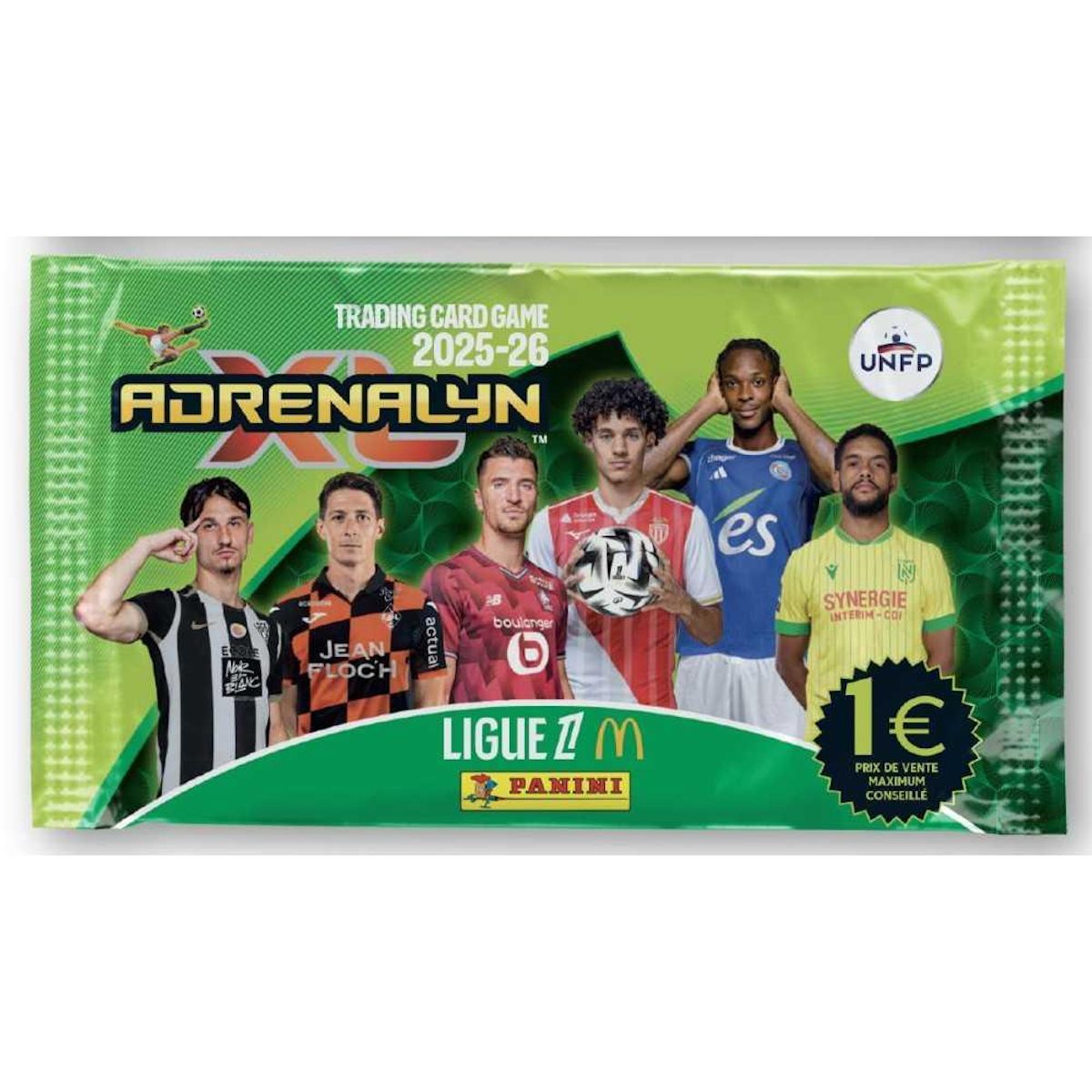Panini Boîte de 50 pochettes - PANINI - TCG ADRENALYN LIGUE 1 Mc Donald's 2025/26 - 300 cartes