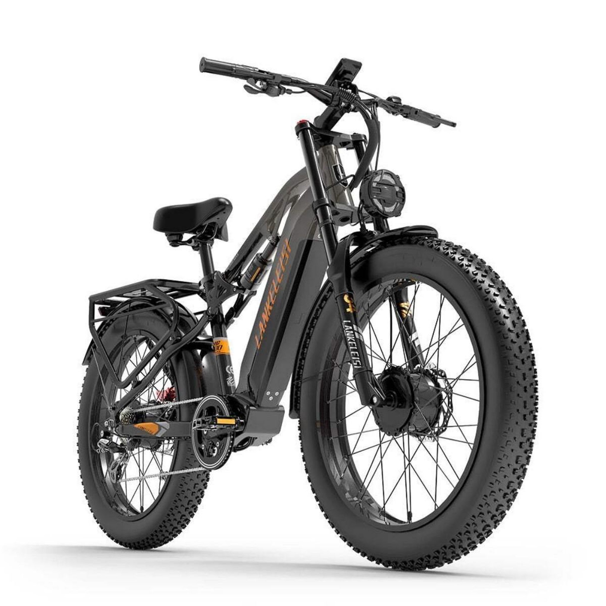 Voir la diapositive 2 : LANKELEISI Vélo électrique tout terrain LANKELEISI MG800Max