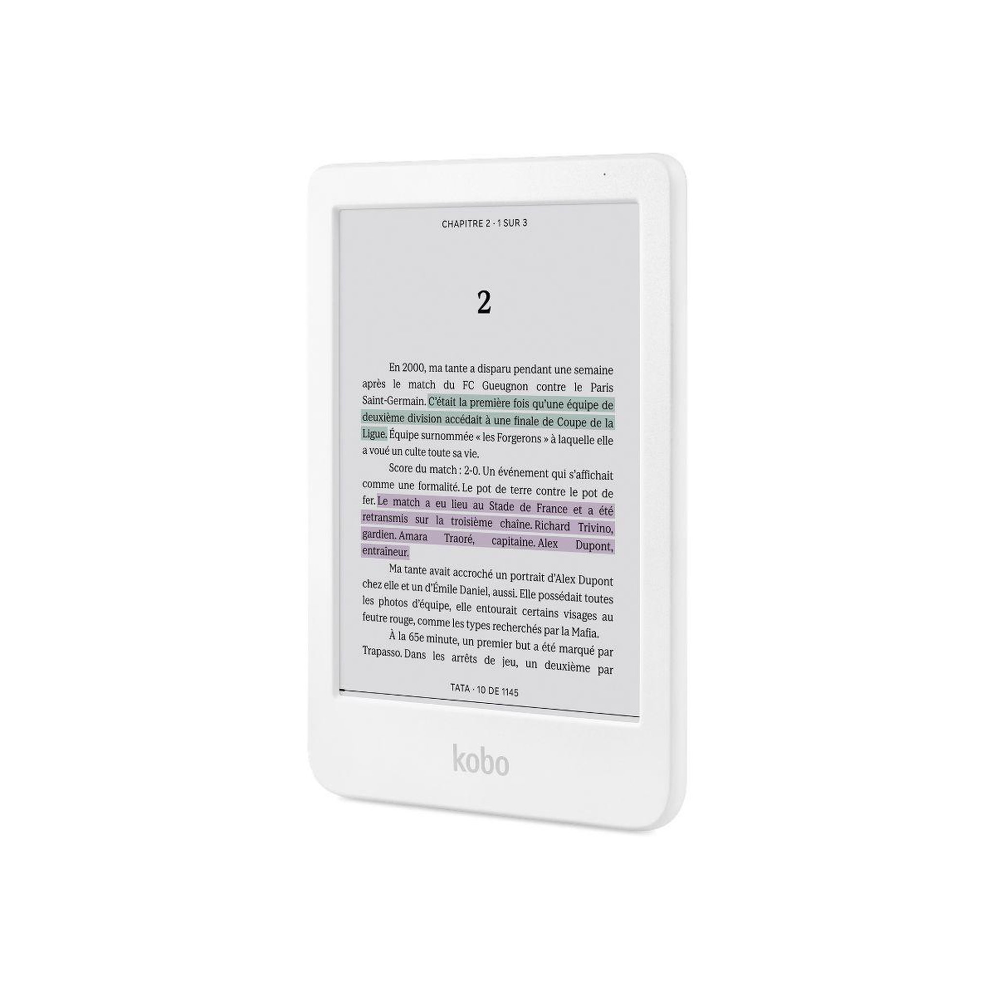 Voir la diapositive 3 : kobo Liseuse eBook Clara Colour Blanche
