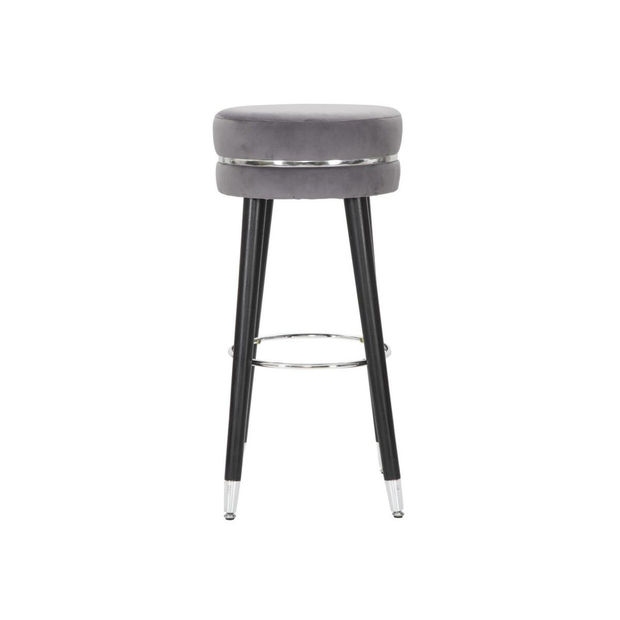 Voir la diapositive 2 : Paris Prix Tabouret de bar design  paris  74cm gris & argent