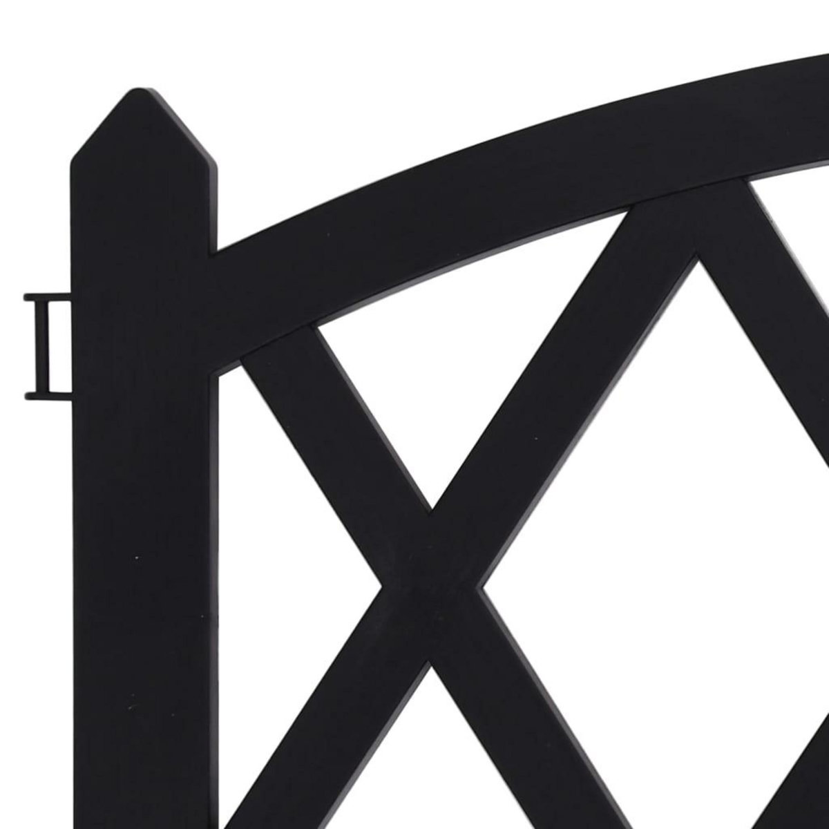 VIDAXL Bordures de pelouse 17 pcs Noir 10 m PP