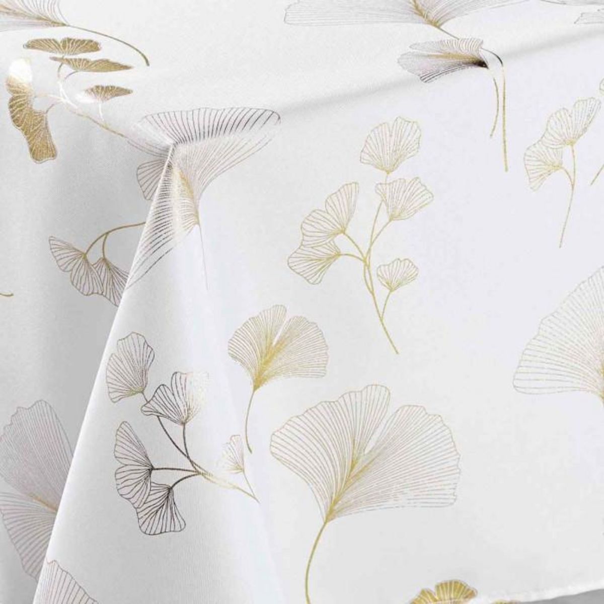 Paris Prix Nappe Imprimée  Bloomy  150x240cm Blanc