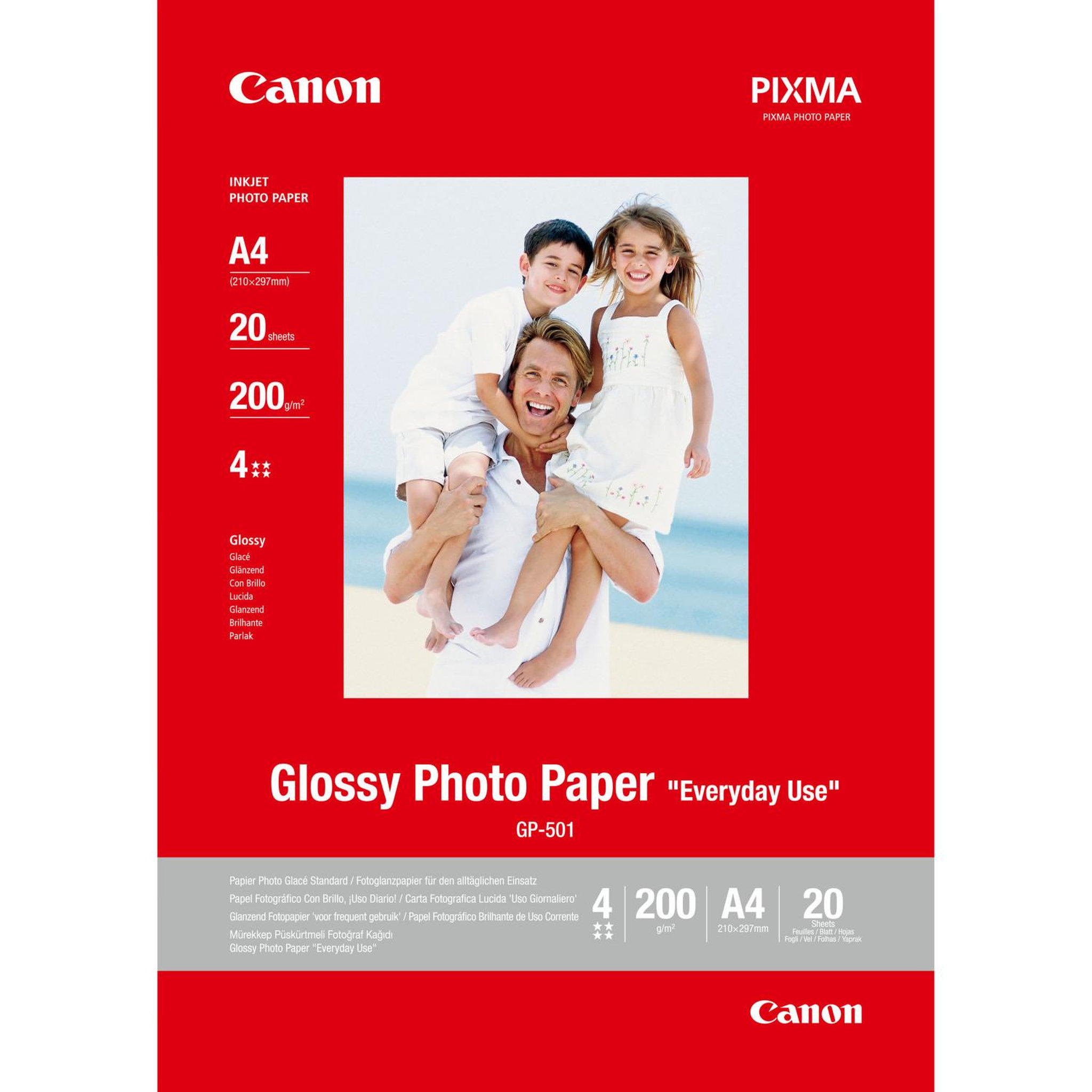 Voir la diapositive 2 : Canon Canon 0775b082 papier photos gloss
