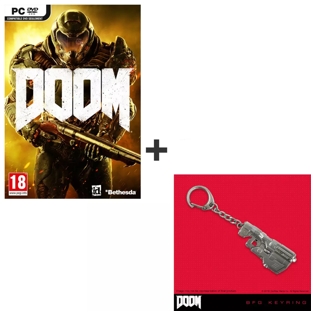 Doom PC + Porte-clés BFG