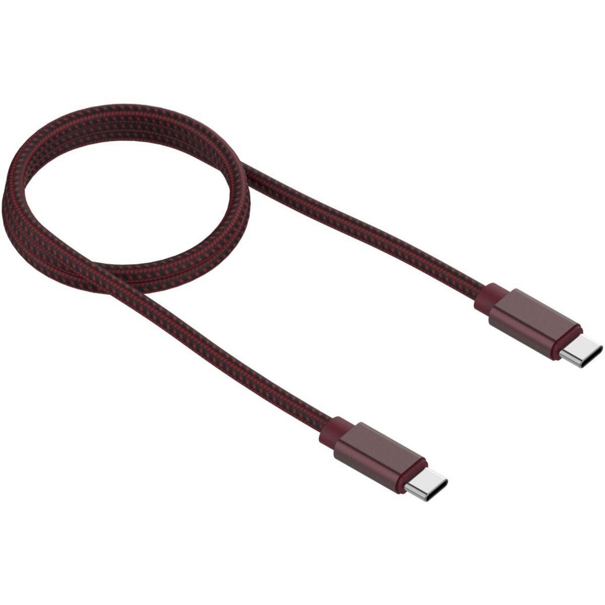 ADEQWAT Câble USB C vers USB-C Dark Red 2m