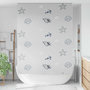 Voir la diapositive 2 : VIDAXL Store enrouleur de douche 160x240 cm largeur du tissu 156 cm