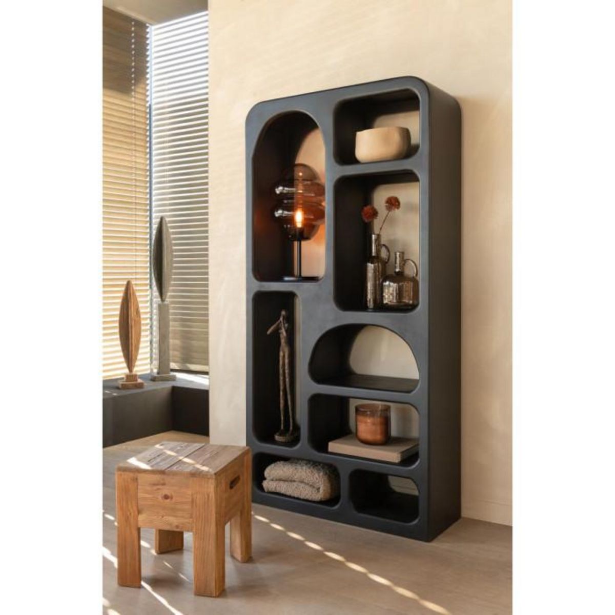 Paris Prix Vase Design Anse  Blognac  24cm Gris