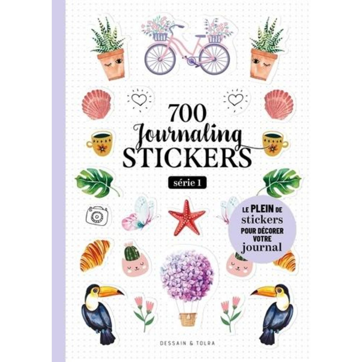700 JOURNALING STICKERS SERIE 1, Dessain et Tolra