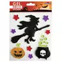  Stickers gel Halloween - Sorcière