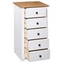 Voir la diapositive 5 : VIDAXL Buffet Blanc 46x40x89 cm Pin Gamme Panama