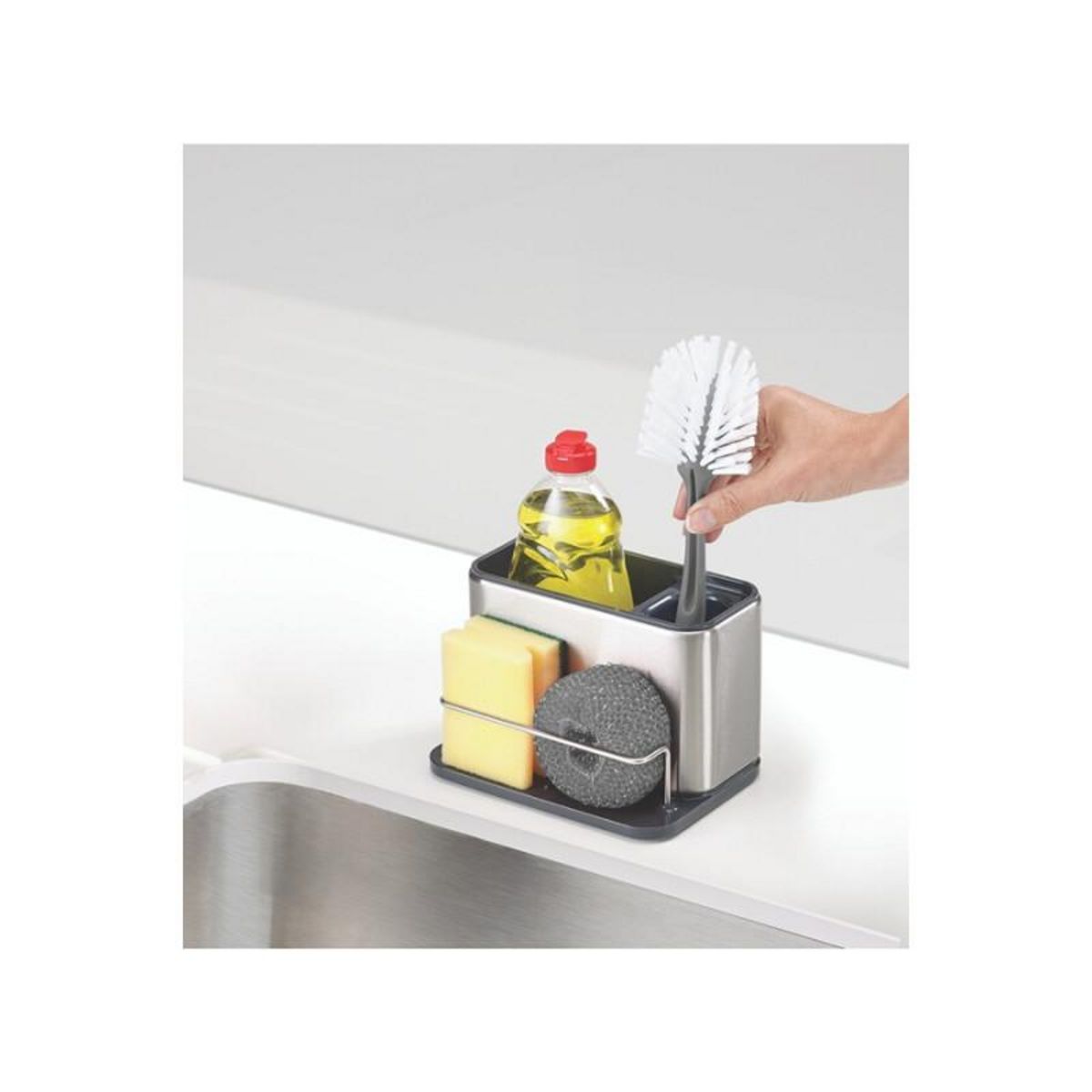Joseph Joseph Accessoire de cuisine Joseph Joseph Surface Rangement d evier GM Inox