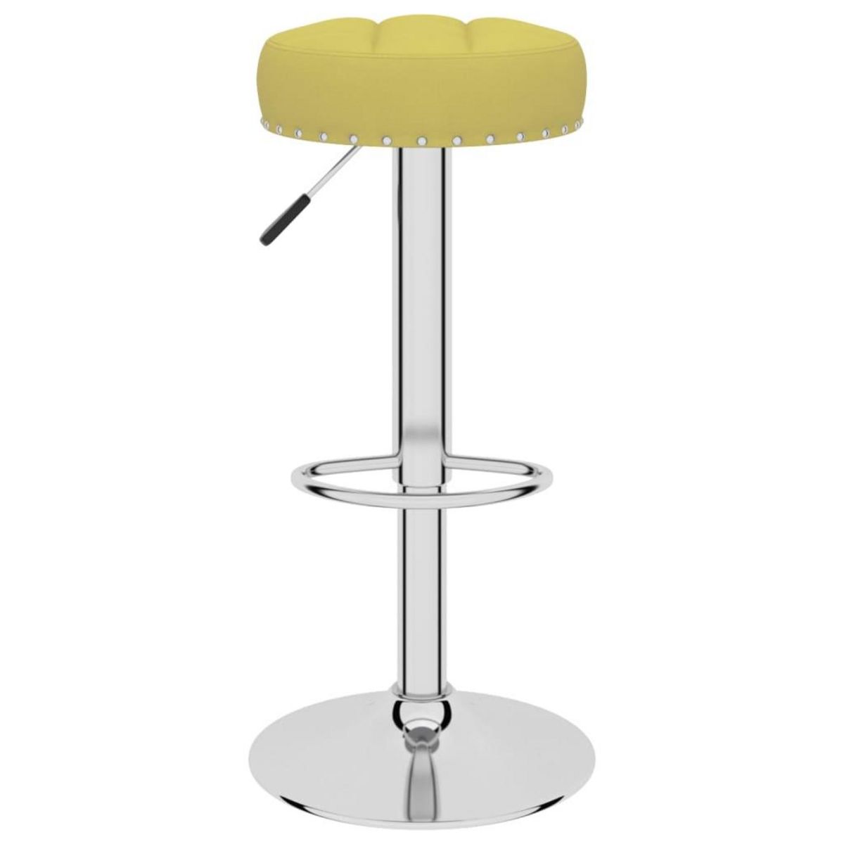 VIDAXL Tabourets de bar lot de 2 vert tissu