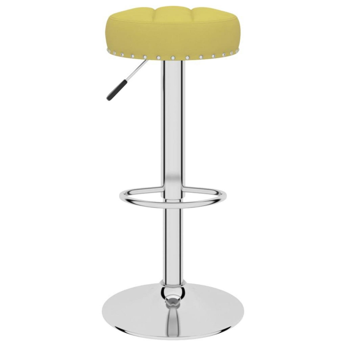 VIDAXL Tabourets de bar lot de 2 vert tissu