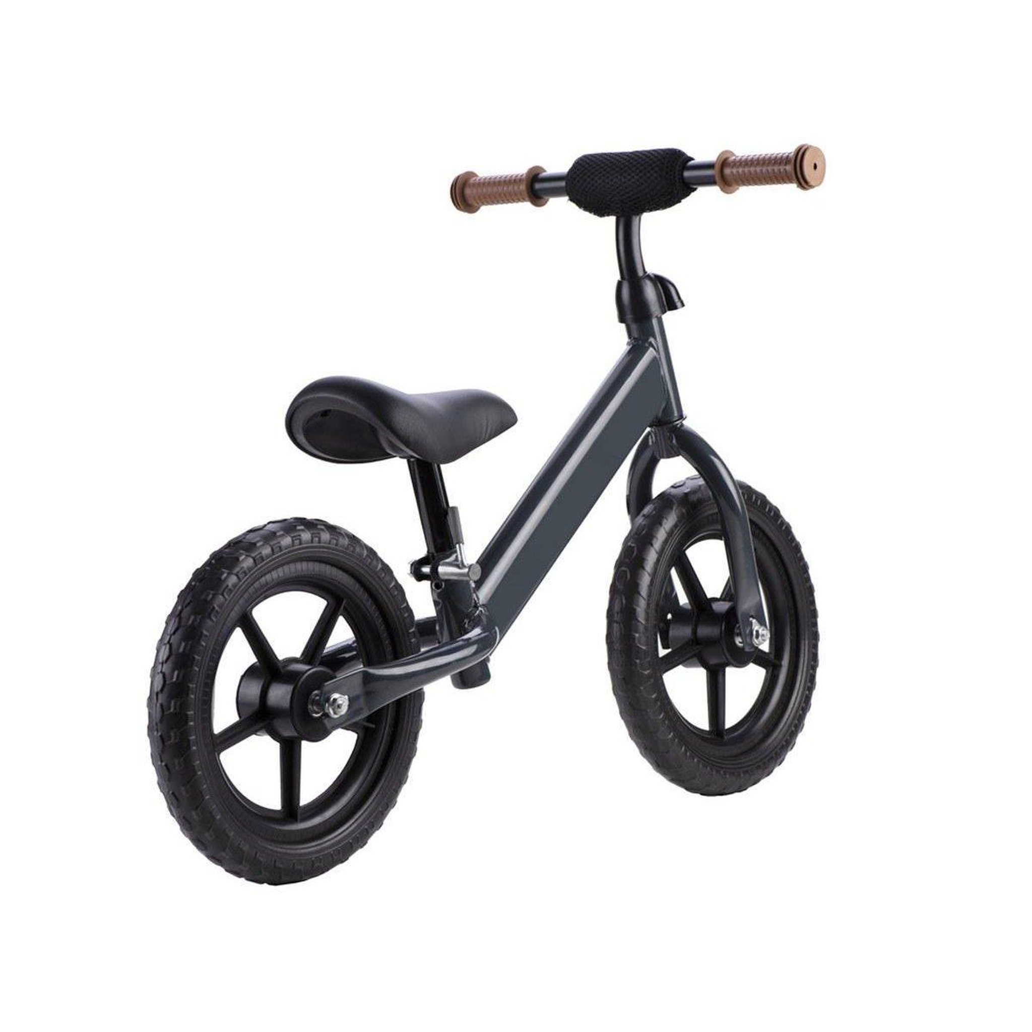 Voir la diapositive 3 : 1001JOUETS Draisienne enfant - 10 pouces - Ajustable en hauteur - À partir de 2 ans - Anthracite