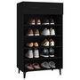 Voir la diapositive 4 : VIDAXL Armoire a chaussures Noir 60x35x105 cm Bois d'ingenierie