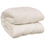 Voir la diapositive 2 : VIDAXL Couverture lestee Creme clair 220x230 cm 11 kg Tissu