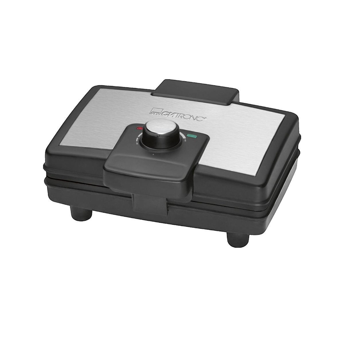 CLATRONIC Gaufrier Clatronic WA 3606 Noir - 800 W, plaques antiadhésives