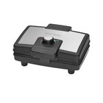 CLATRONIC Gaufrier Clatronic WA 3606 Noir - 800 W, plaques antiadhésives