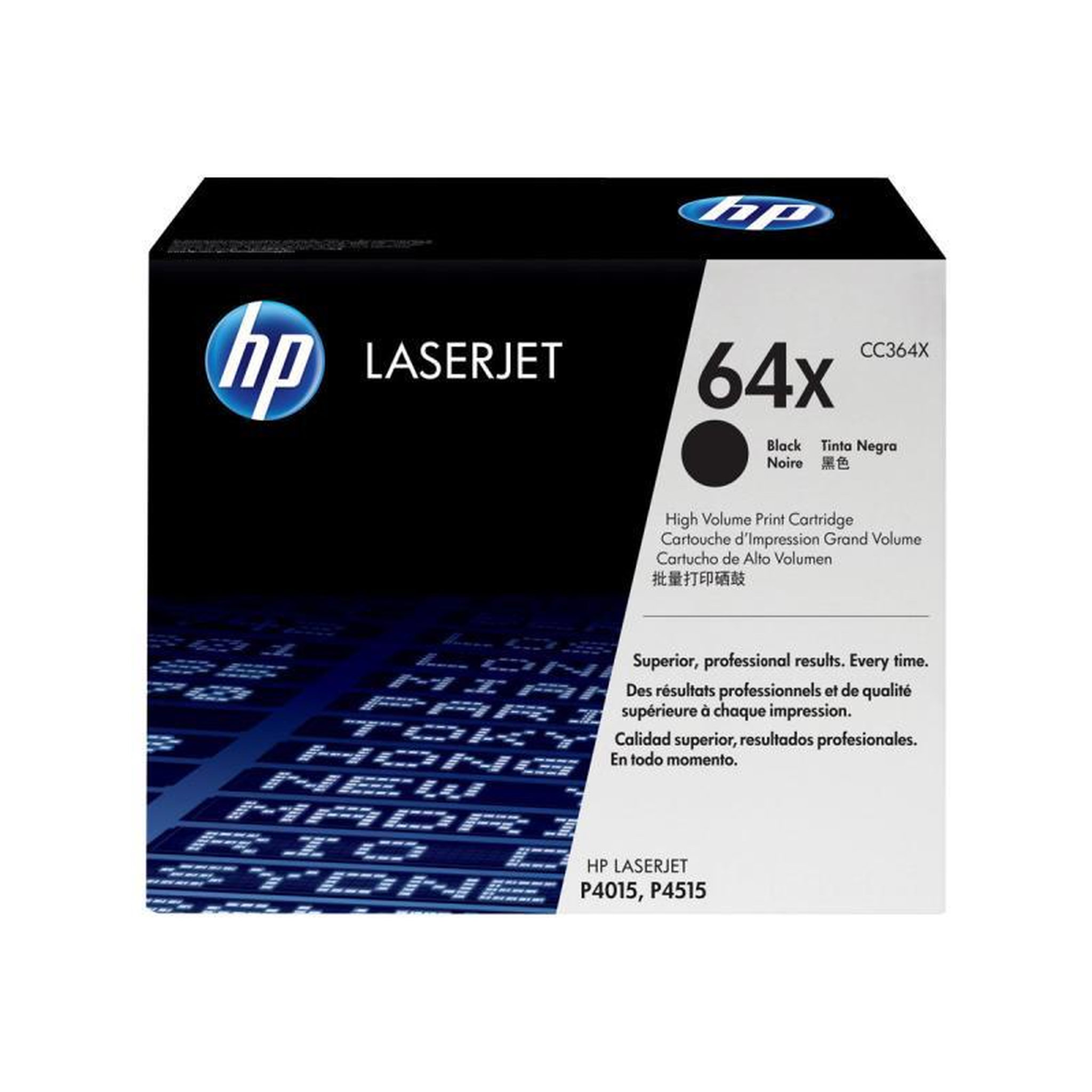 Voir la diapositive 2 : HP HP Cartridge No 64X HP64X HP 64X Black Schwarz (CC364X)