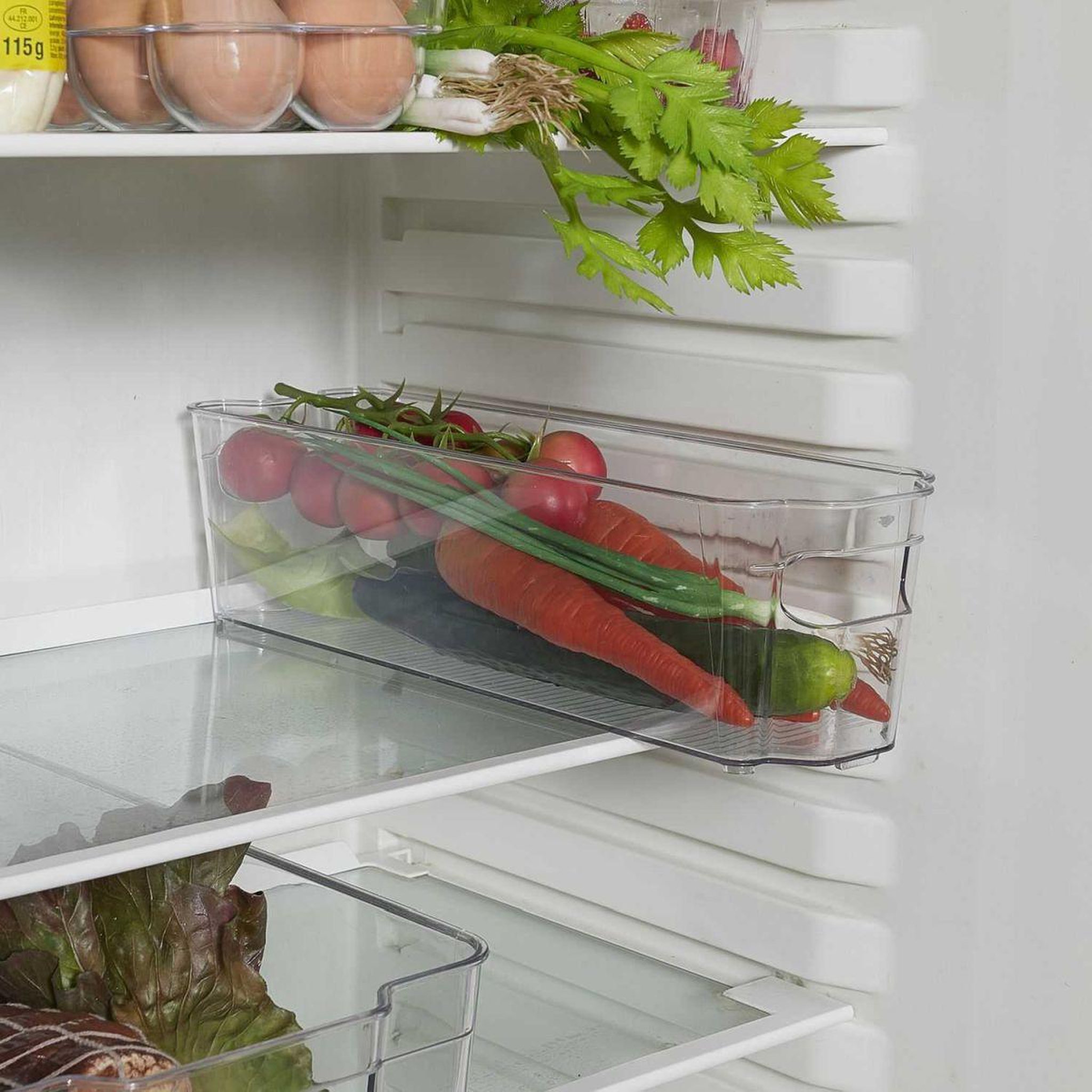 Voir la diapositive 3 : COOK CONCEPT Bac de rangement frigo  line  4l transparent