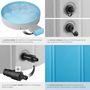 Voir la diapositive 5 : tectake Piscine pour chien en différentes tailles gris/bleu