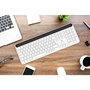 Voir la diapositive 4 : ESSENTIEL B Clavier sans fil Solaire SKW Blanc