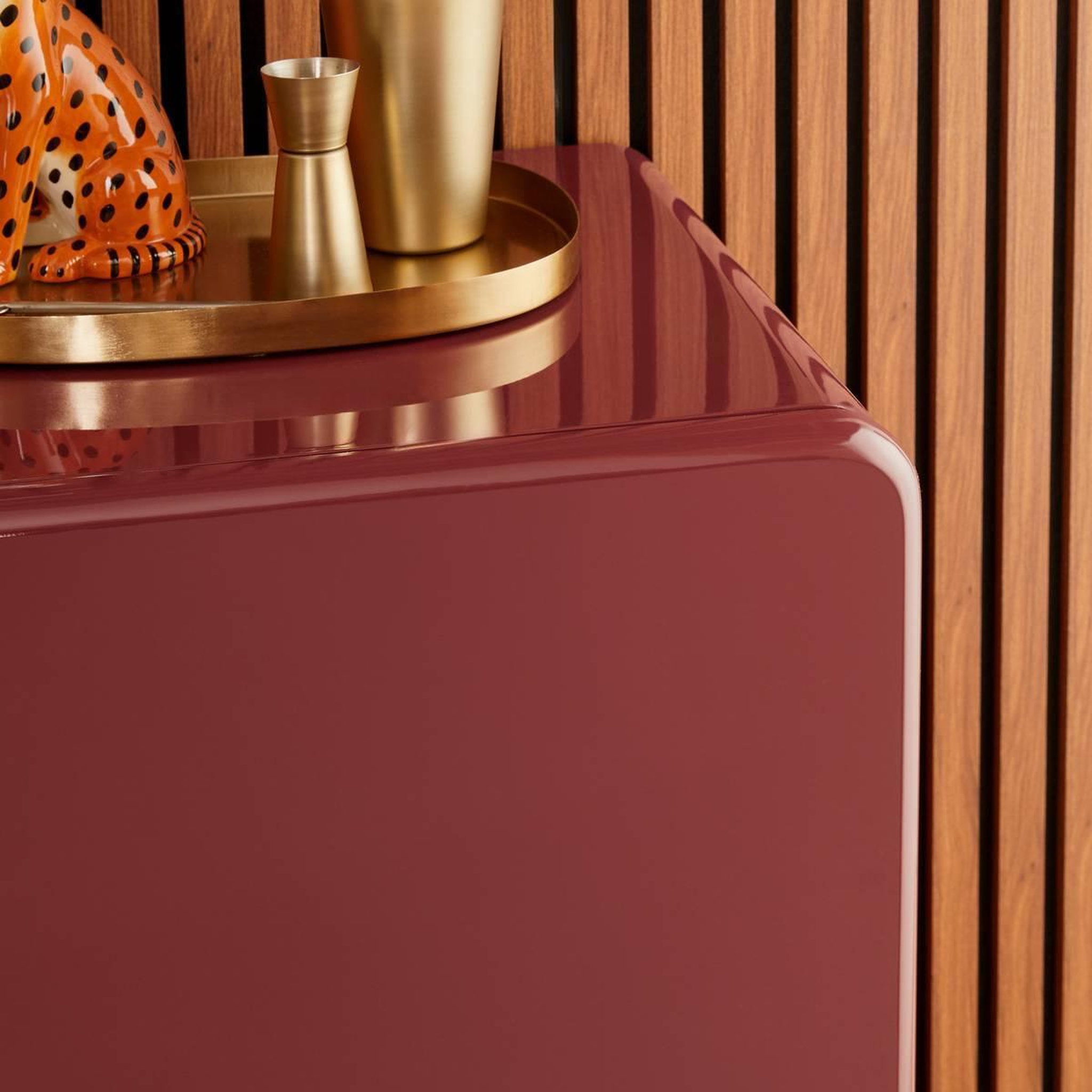 Voir la diapositive 4 : ATMOSPHERA Buffet 2 Portes  Douglas  80cm Bordeaux