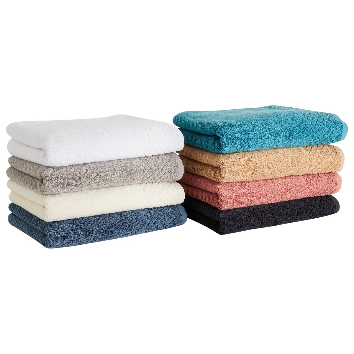 ACTUEL Maxi drap de bain en coton qualité zéro twist  600 g/m²