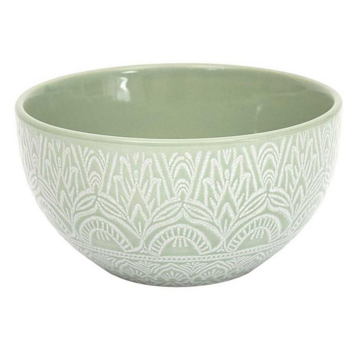 Paris Prix Lot de 6 Bols  Sahara  65cl Vert