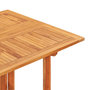 Voir la diapositive 5 : VIDAXL Table pliable de jardin papillon 150x90x75 cm Bois teck solide