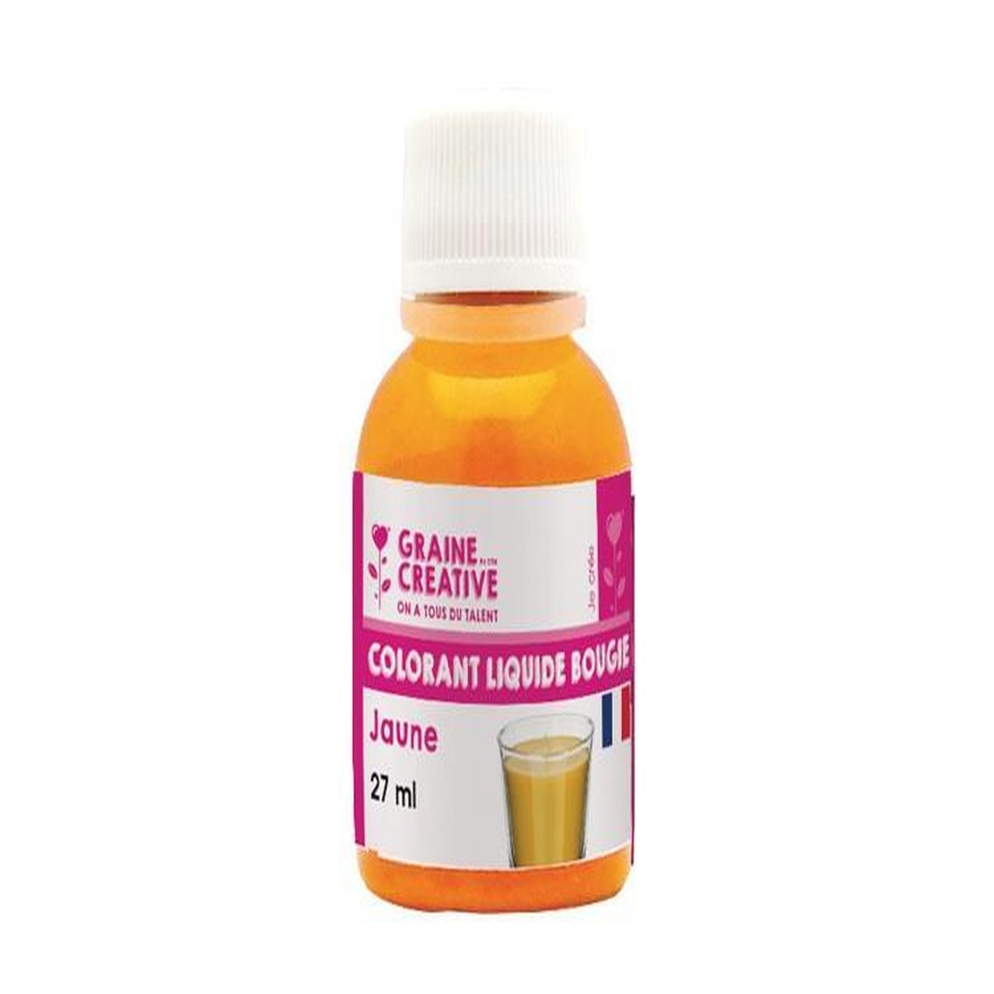 Graine créative Colorant pour bougie 27 ml - Jaune