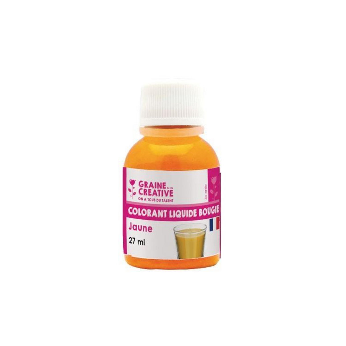 Graine créative Colorant pour bougie 27 ml - Jaune