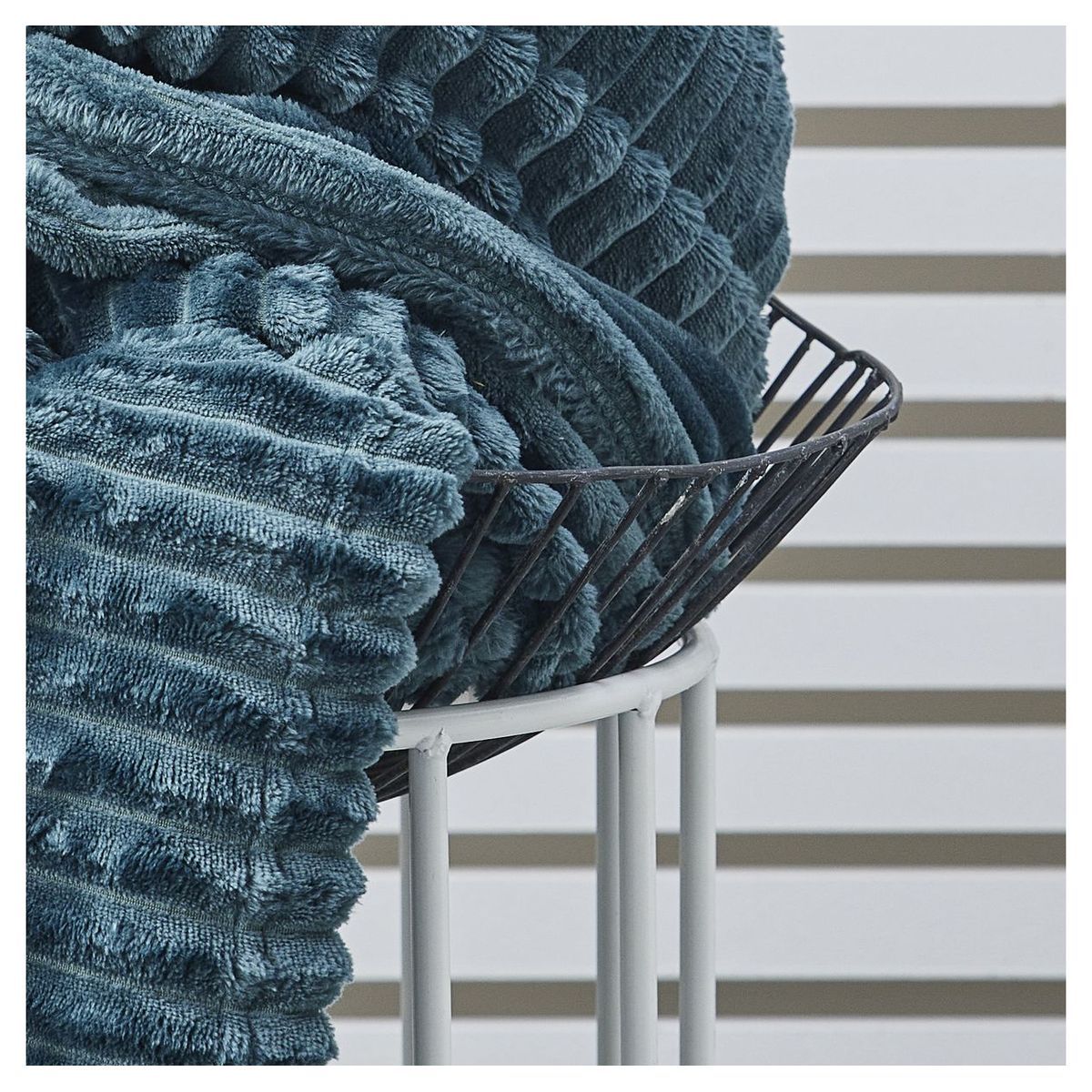 TODAY Plaid côtelé uni 