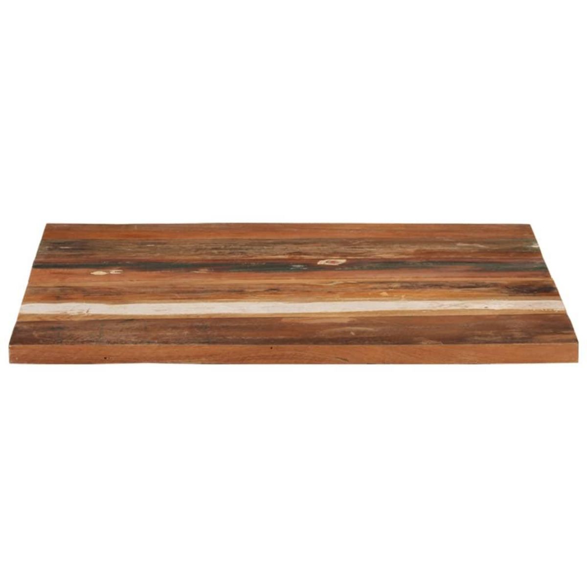 VIDAXL Dessus de table carre 70x70 cm 25-27 mm Bois de recuperation