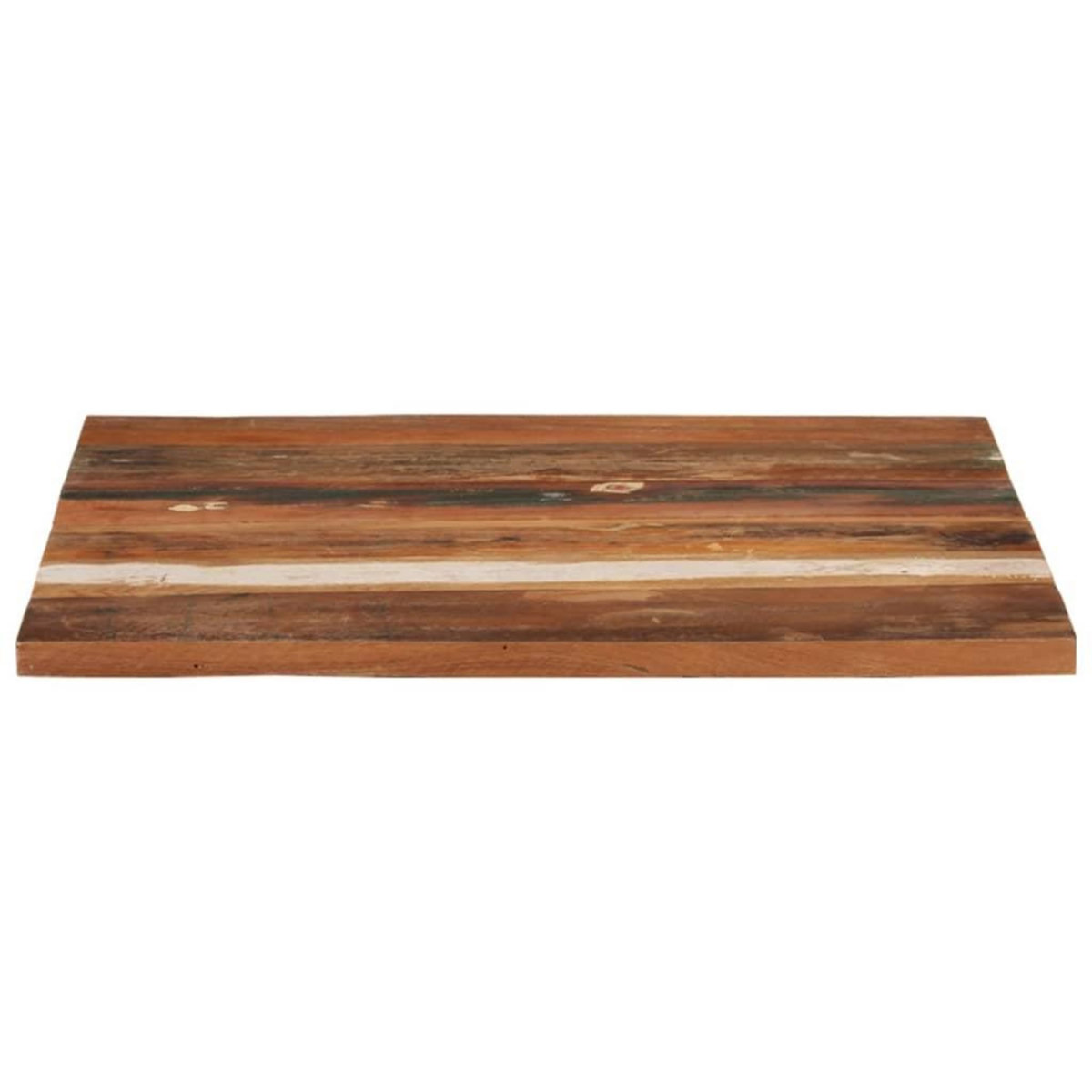 VIDAXL Dessus de table carre 70x70 cm 25-27 mm Bois de recuperation