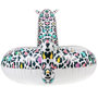 Voir la diapositive 4 : AIRMYFUN Bouée Gonflable XXL Chevauchable, Piscine & Plage, Flotteur Deluxe - Léopard 150x150x105cm