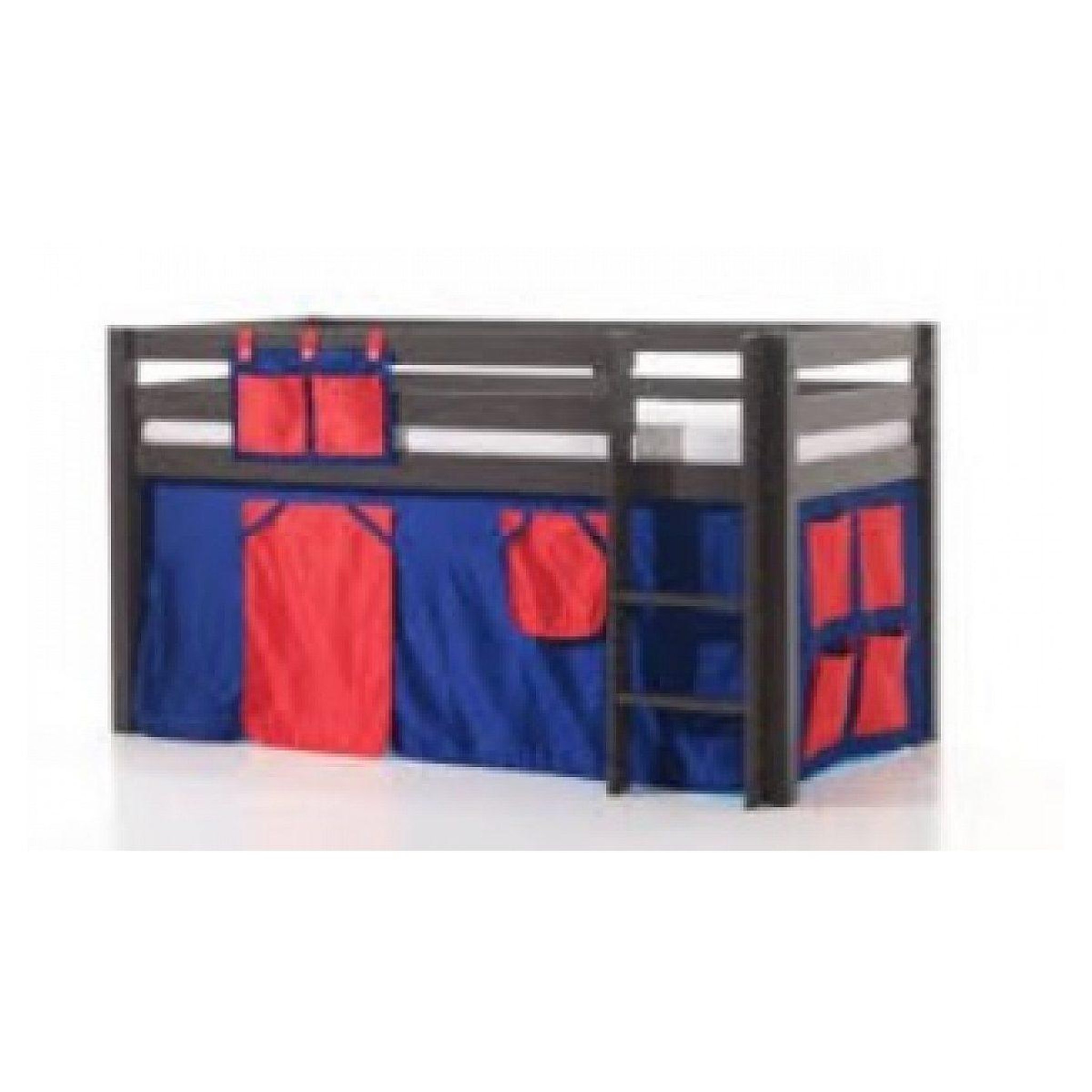 Voir la diapositive 3 : Paris Prix Tente textile pour lit  pino rouge  bleu