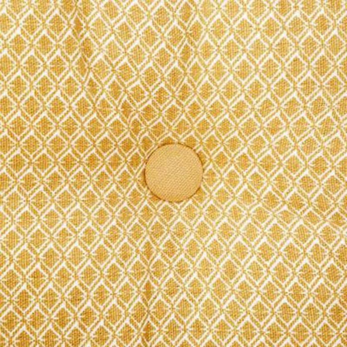 Paris Prix Coussin de Sol Carré  Otto  40x40cm Ocre