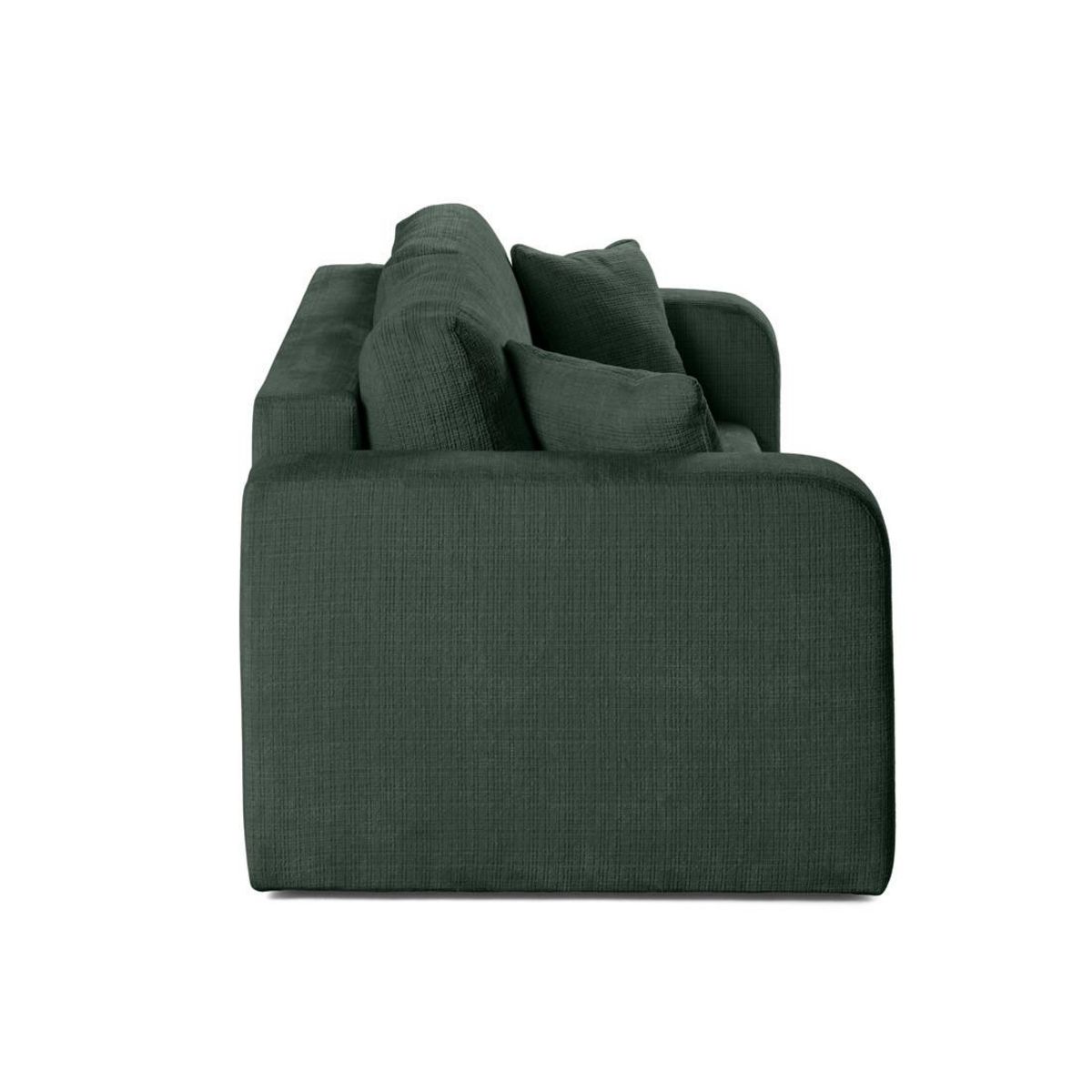 BEST MOBILIER Miro - canapé droit 2 places - en velours texturé