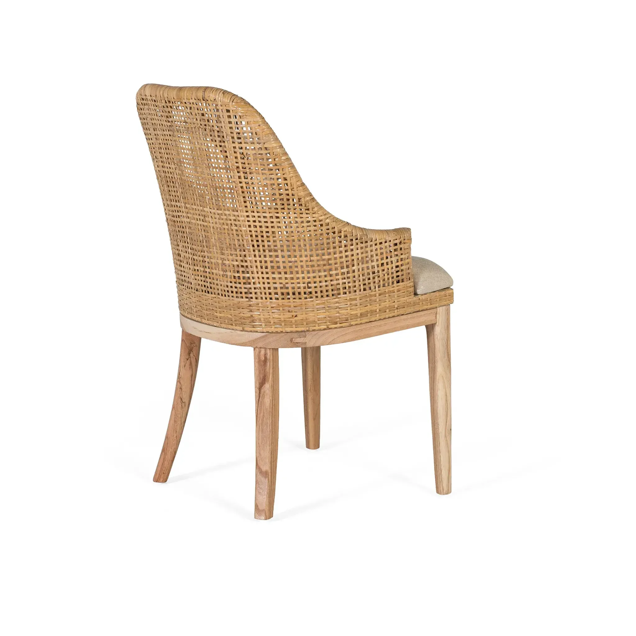 Voir la diapositive 4 : GINER Y COLOMER SL Lot de 2 chaises de salle à manger en bois d'acajou style colonial contemporain